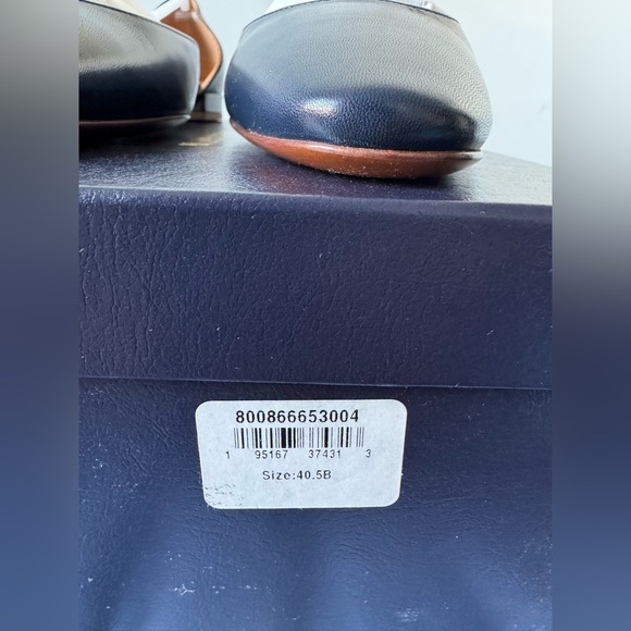 Ralph Lauren Purple Label Women’s Navy Ballet Flat, 40.5 EU - Picture 3 of 7